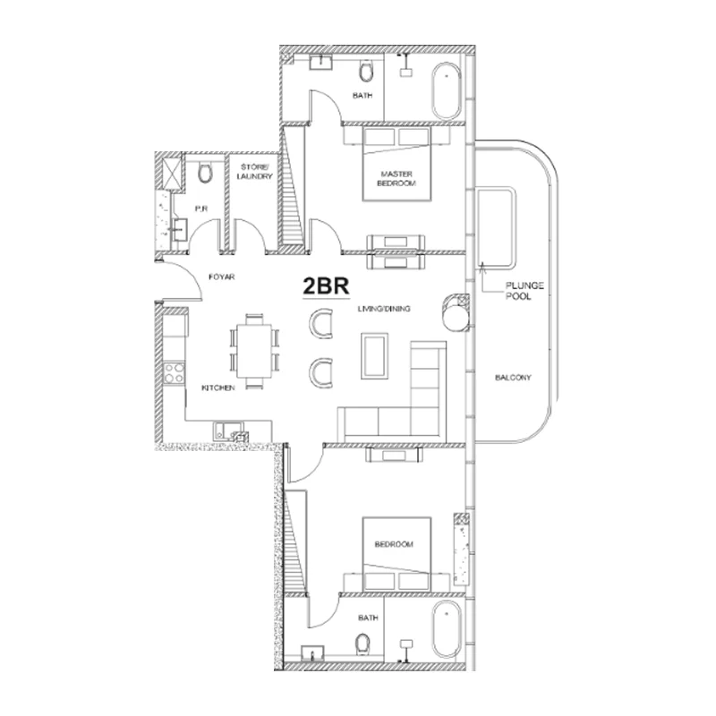 2 Bedroom